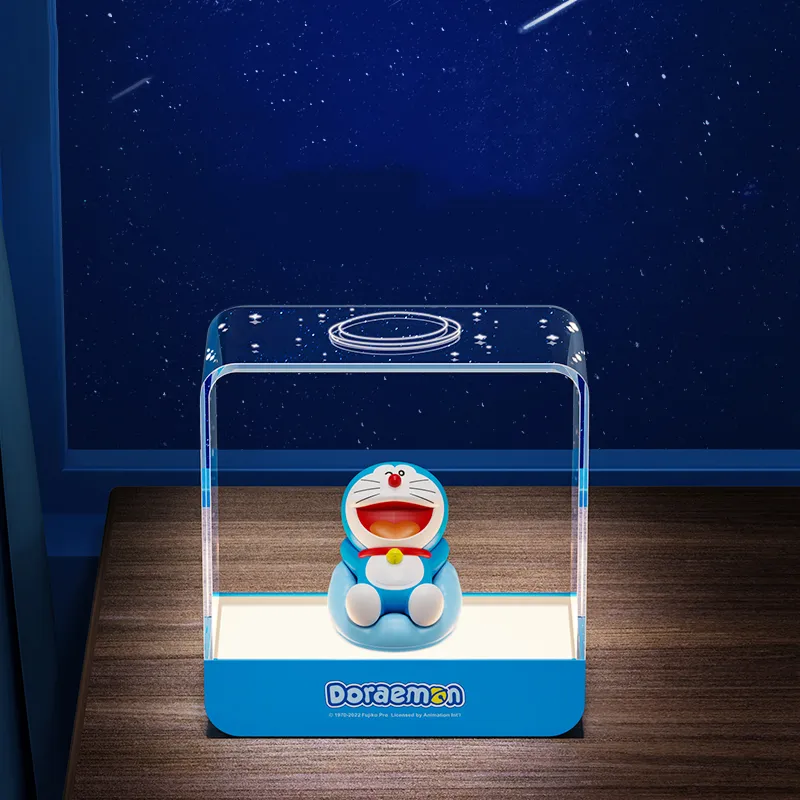 ROCK Doraemon Photo Frame Night Light Chibi Figures 12.2cm-21