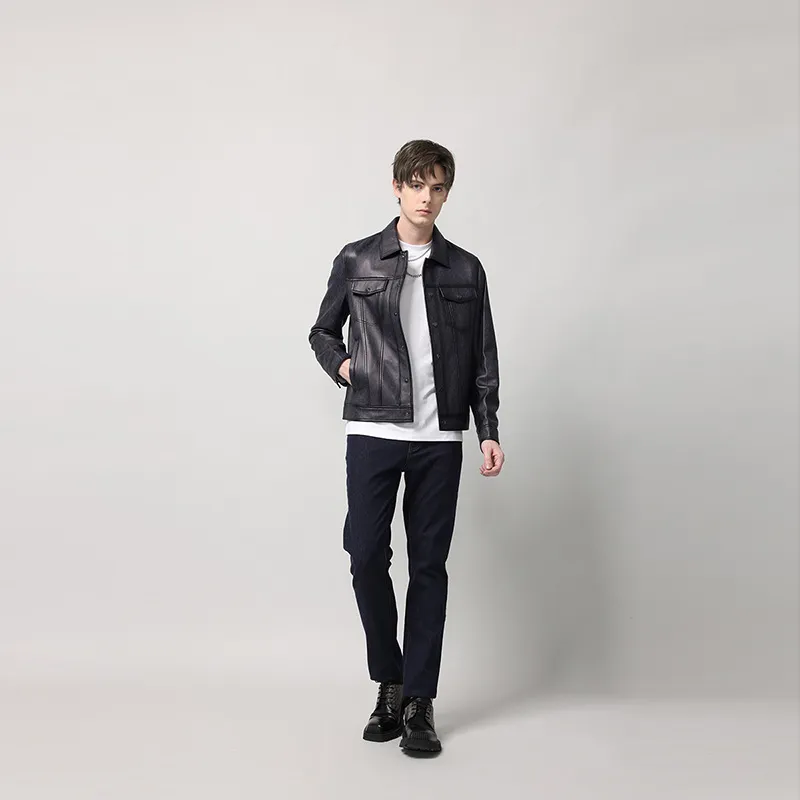RARE Leather Jackets Men-3