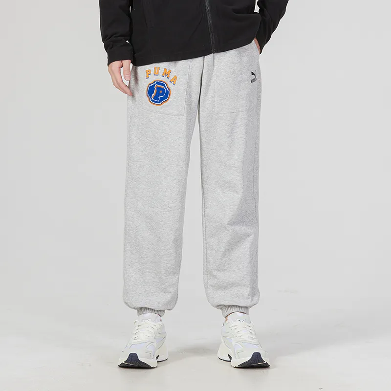 PUMA Sports Pants Men Gray-2