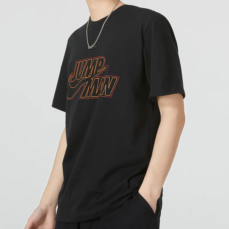 Jordan T Shirts Men Black-4