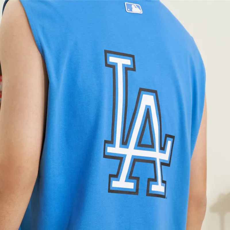 MLB Los Angeles Dodgers Tank Tops Unisex Blue-5