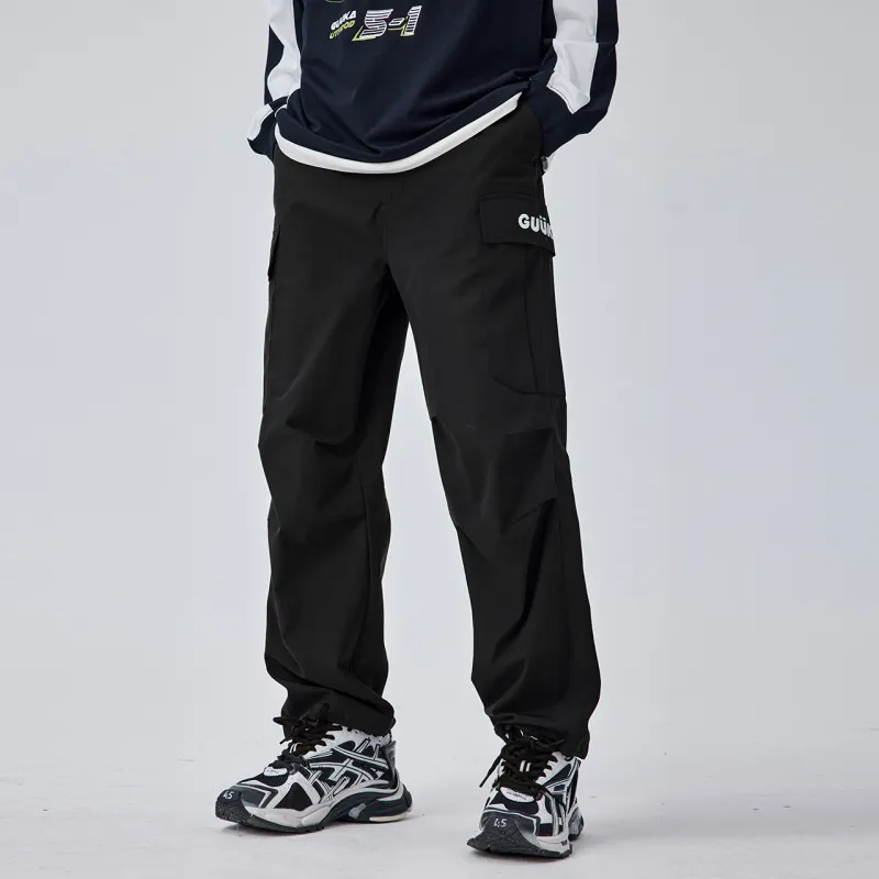 Guuka Cargo Pants Men Black-4