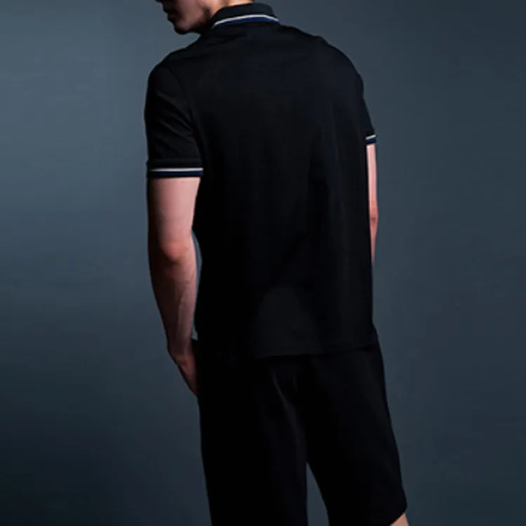 ARMANI EXCHANGE Polo Shirts Men Black-6