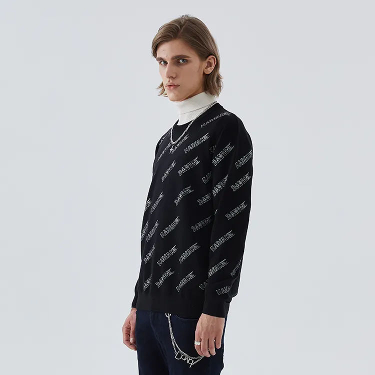 DAVID NAMAN Sweatshirts Men Black-5