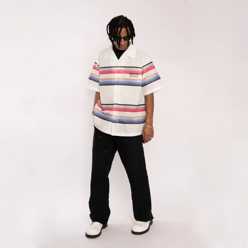 EMPTY REFERENCE Short Sleeved Shirt Unisex White-2