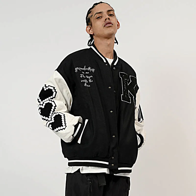 MIRACLE KILL Baseball Jacket Fall And Winter Unisex-6