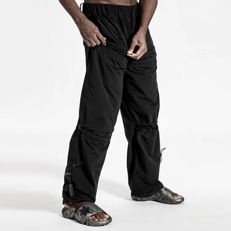NORVINCY Western Trendy Deconstructed Style Knitted Sweatpants Unisex-4