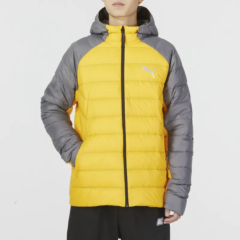 PUMA Down Jackets Men Yellow-2