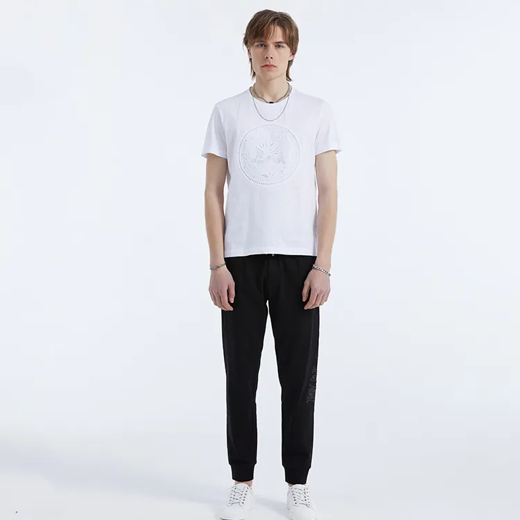 DAVID NAMAN Sports Pants Men's Black-5