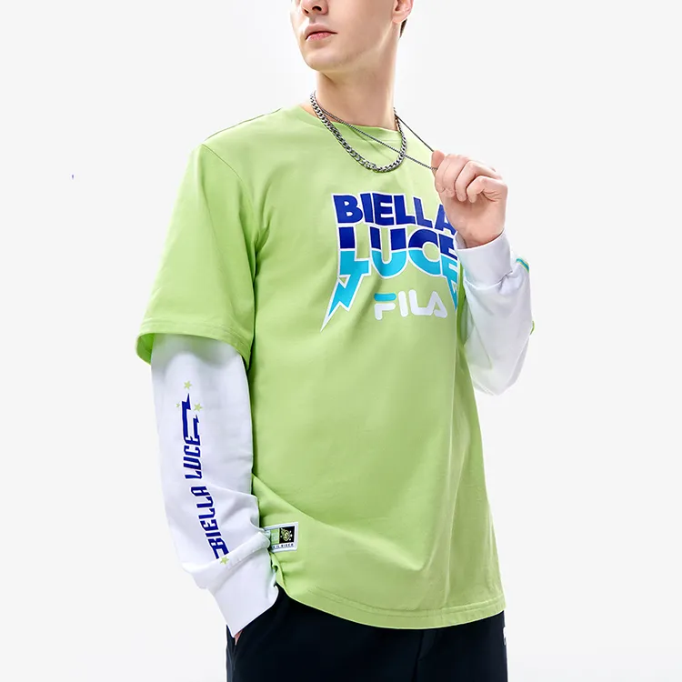 FILA FUSION T Shirt Unisex Arugula Green-5