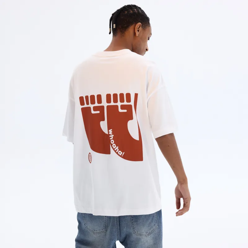 WHOA HA! Drop Shoulder Sleeve T Shirt Unisex-13