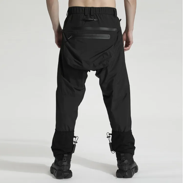 NORVINCY Mecha Detachable Zip Pocket Casual Pants Unisex-3