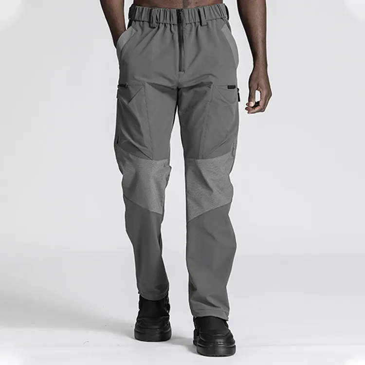 NORVINCY Western Outdoor Trendy Solid Color Cargo Pants Unisex-12