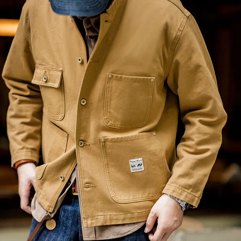 MADEN Jacket Men's Ginger Yellow-4