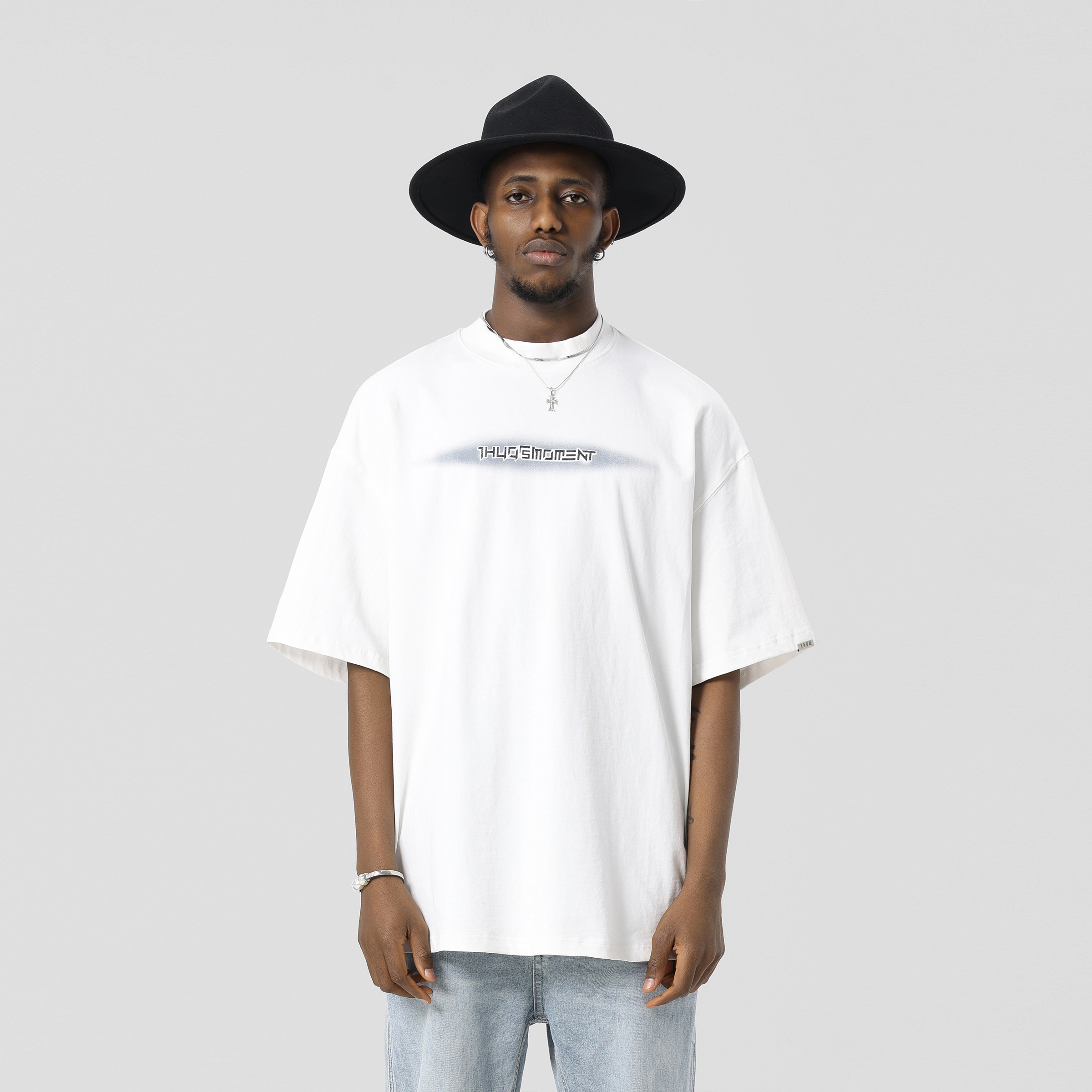 JHYQ T-Shirts Unisex White S - POIZON