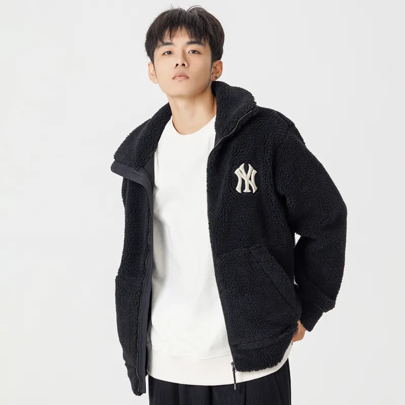 MLB Velvet Jackets Unisex Black-3