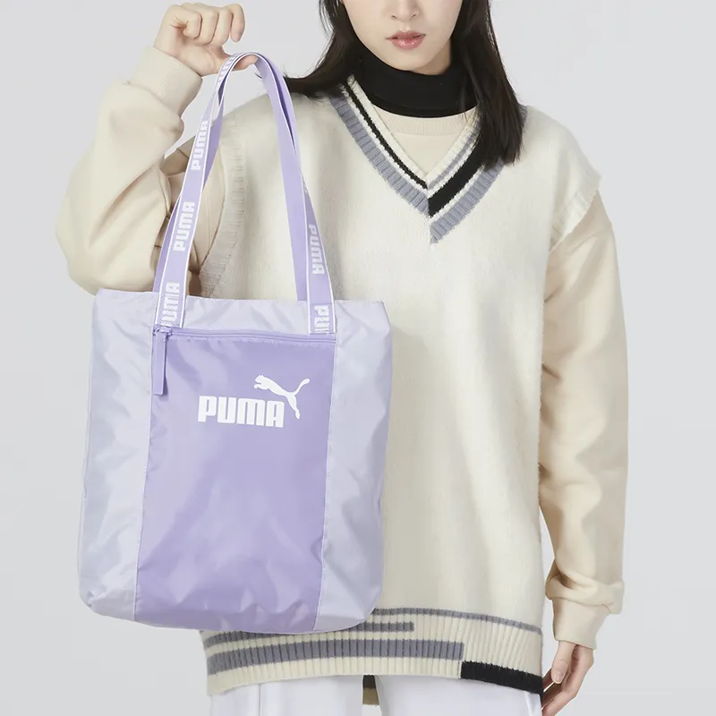 PUMA Fabric Handbag Casual Bag Handbag Shoulder Bag Women's Lavender-2