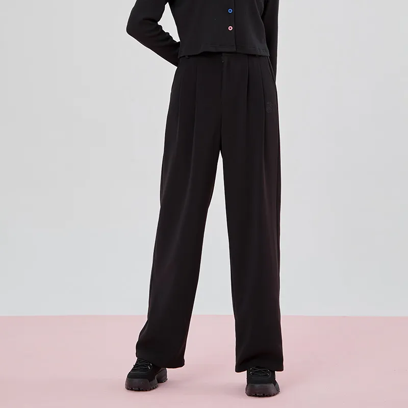 Pink Pineapple Wide Leg Casual Pants Korean Style Women's-3