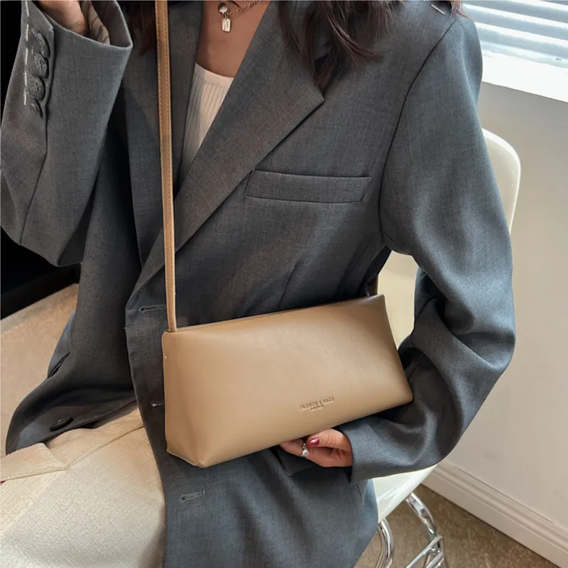 JANE KLAIN PU Handbag, Shoulder Bag, Crossbody Bag Small Size Women's Green/Khaki/Ecru-7