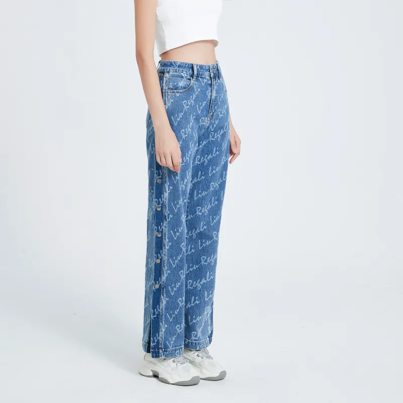 LIUREGALI Jeans Women's Sky Blue-4