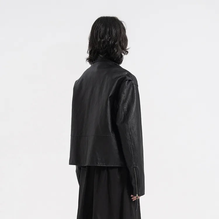 HUANXIANGZHE Jackets Unisex Black-4