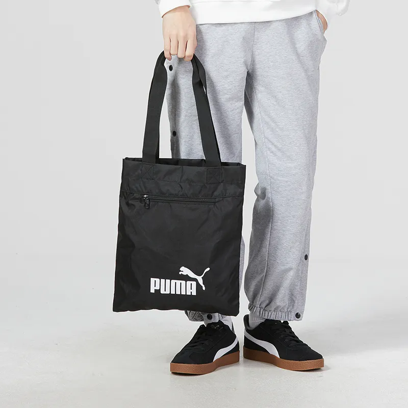 PUMA Fabric Sports Bag With Cloth Pouch Casual Bag Handbag Regular Unisex Black-3