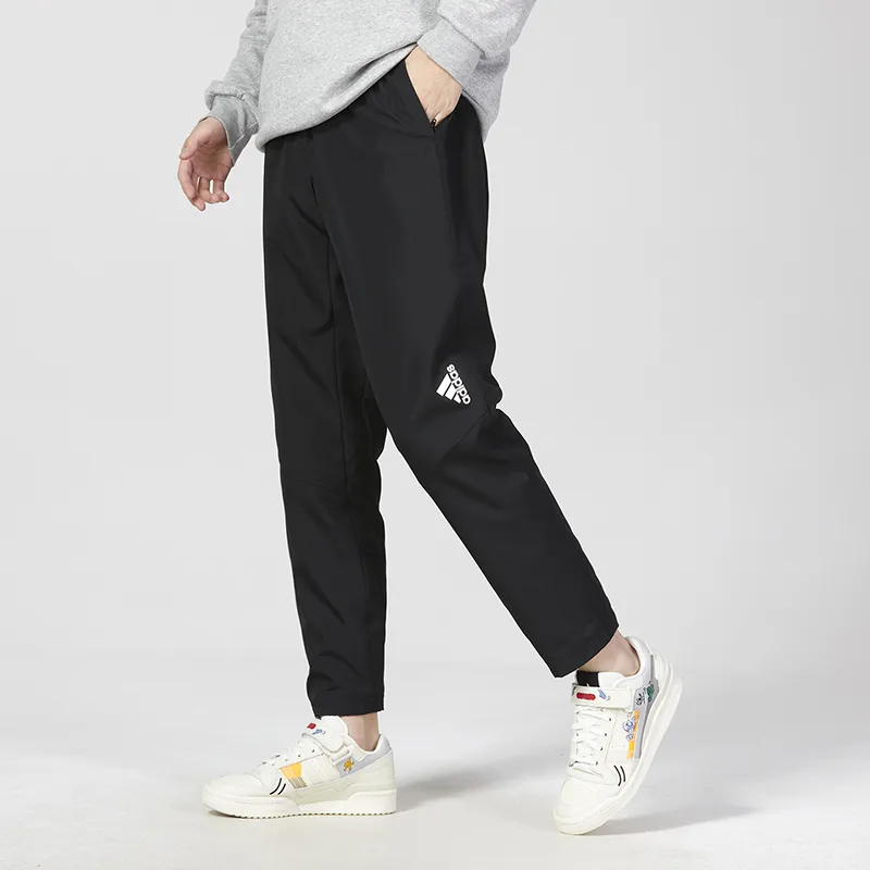 Adidas Knitted Sweatpants Men Black-4