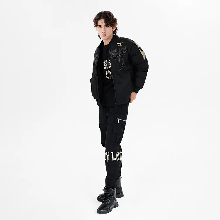 Boy London Down Jacket Unisex Black-4