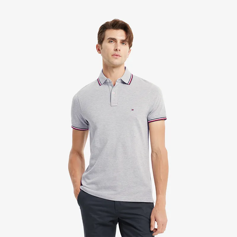 Tommy Hilfiger Polo Shirt Men's Gray-2
