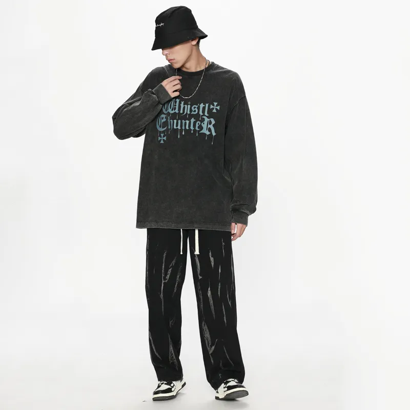 WHISTLEHUNTER T Shirts Men Black-3