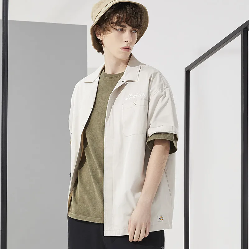 Dickies Shirts Unisex Tea Brown-1