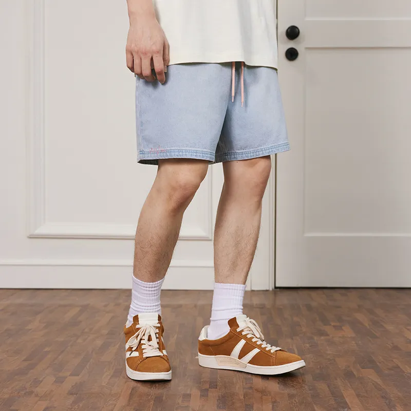 CONKLAB Denim Shorts Unisex Denim Blue-4