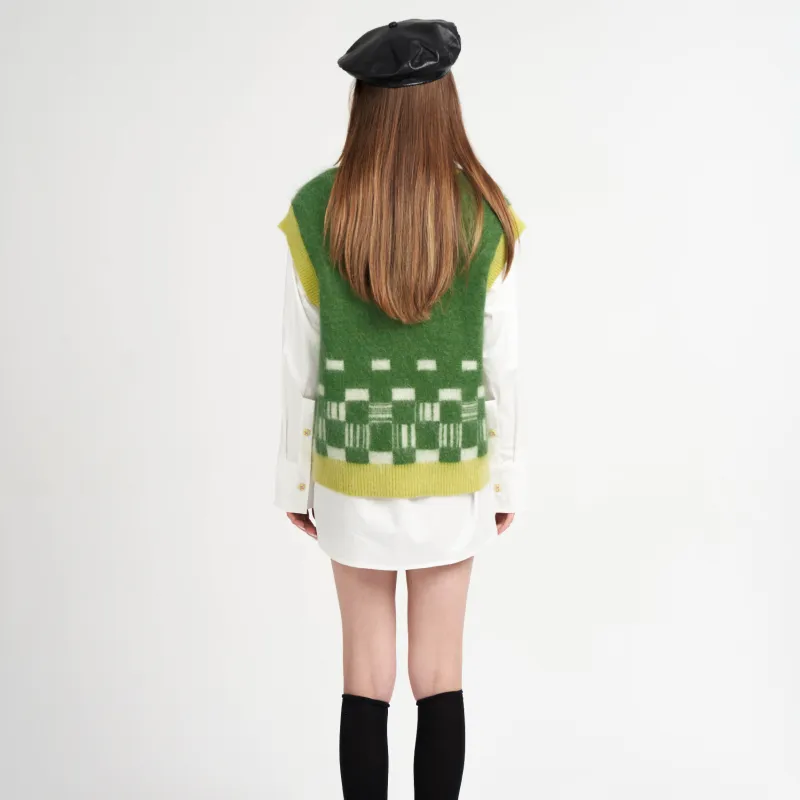 Valeria Obbaco Vest Women's Green-2