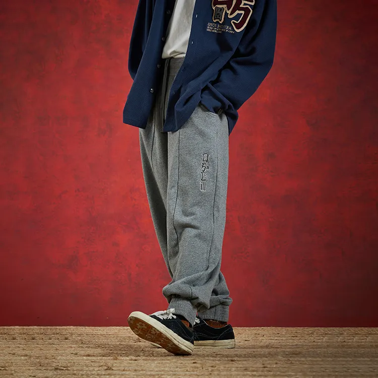 OSCill Knitted Sweatpants Unisex Gray-4