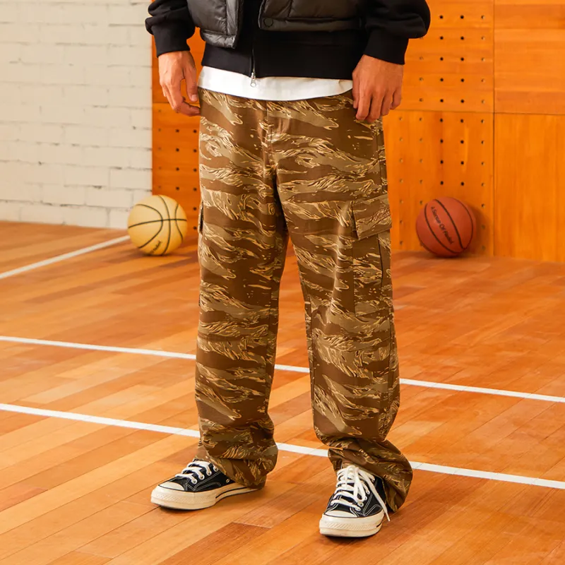 Phew Casual Pants Unisex Tiger Pattern Camouflage-2