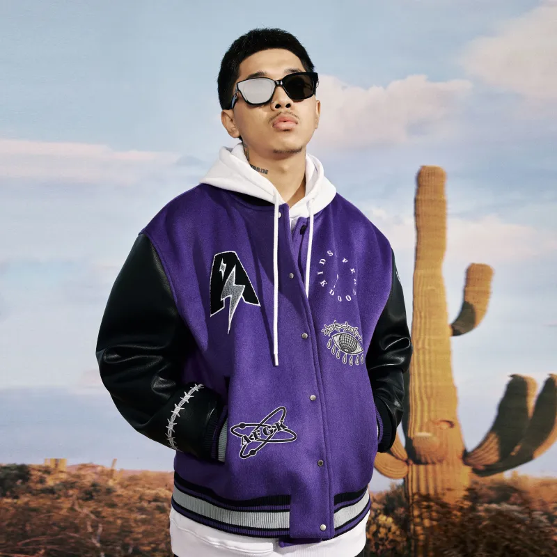 AFGK FW22 Baseball Jacket Spring And Autumn Unisex-3
