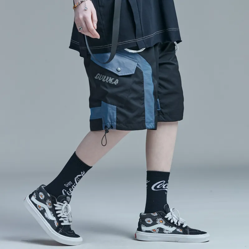 Guuka Casual Shorts Unisex Black-3