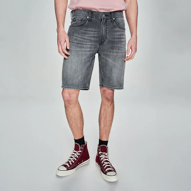 Lee Denim Shorts Men Gray-3
