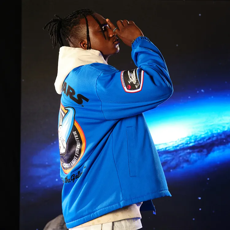 STARTER Puffer Jackets Unisex Hero Blue-6