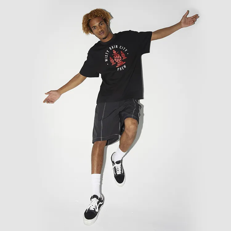 Phew Loose Fit Shorts Unisex Black-4