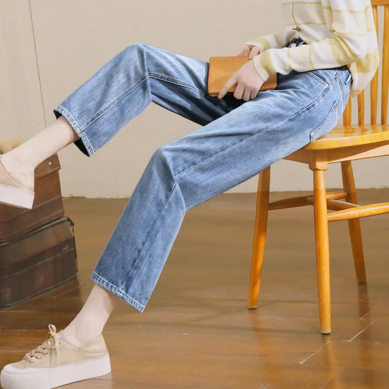 MITUAN Jeans Women's Light Blue-5