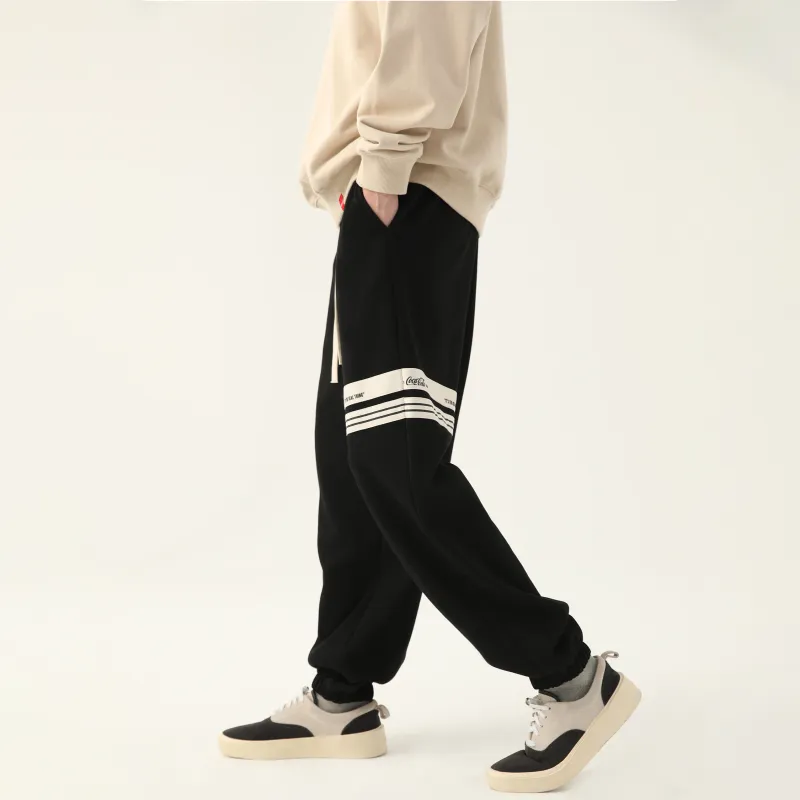 Coca Cola Knitted Sports Pants Unisex-2