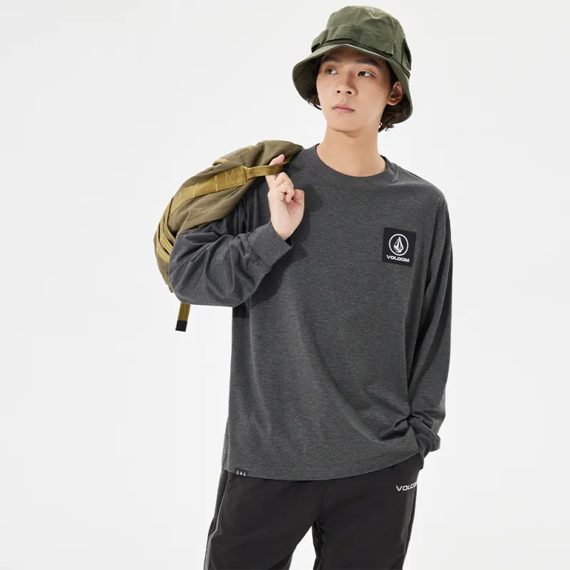 VOLCOM T-Shirts Unisex Heather Gray-3