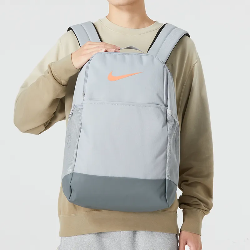 Nike Fabric Backpack Basketball Bags Backpacks Regular Unisex Gray-4