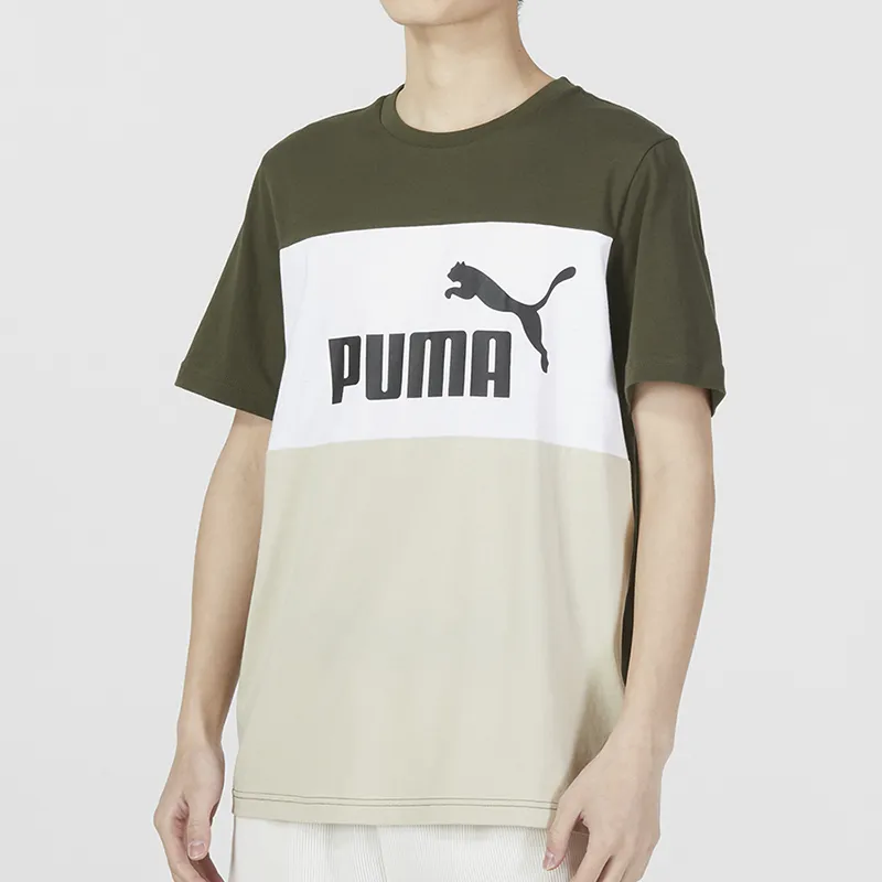 PUMA T-Shirts Men Army Green-4