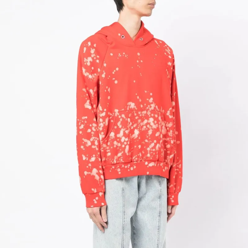 Liberal Youth Ministry Bleach splash Cotton Hoodie-4