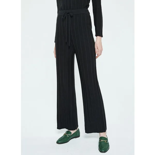 DKNY FW22 Straight Pants Women's Black-2