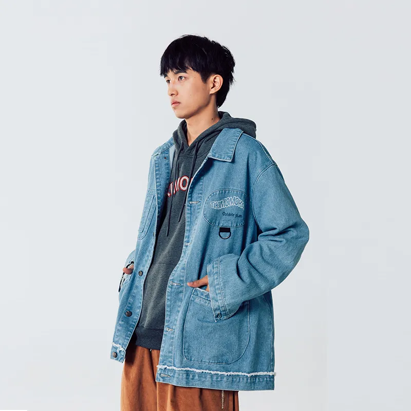 TIKIMOMOKA Denim Jackets Unisex-5