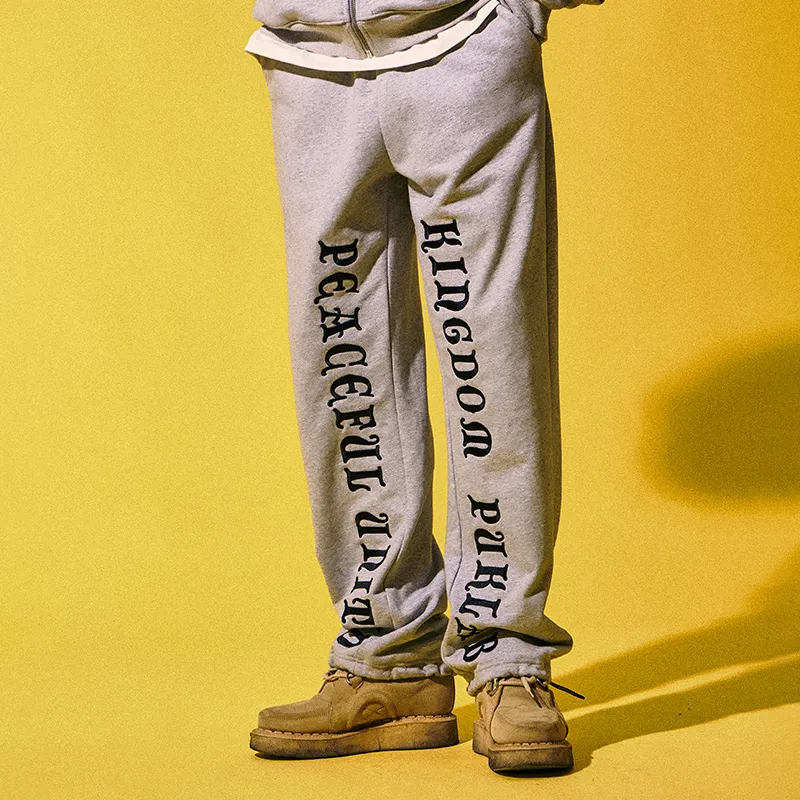 PUK 2023 Spring/summer Sports Pants Unisex Gray-2