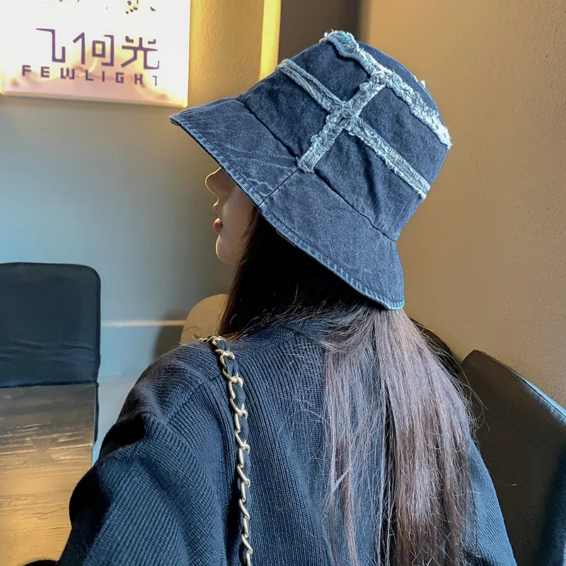CMFY Bucket Hats Unisex Denim Blue-1